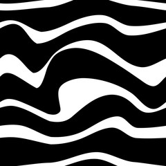 Pattern wavy zebra lines - 283032338