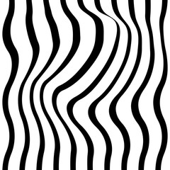 Pattern wavy zebra lines - 283032529