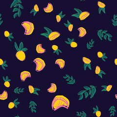 oranges orange vector seamless repeat pattern 