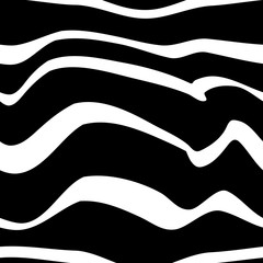 Pattern wavy zebra lines - 283033121