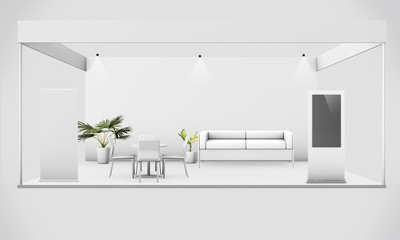 exhibition stand mockup