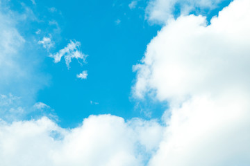 blue sky with cloud