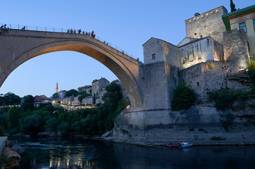Obraz premium Mostar old bridge.Bosnia Herzegovina