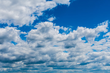 the sky with thick clouds
