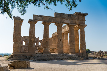 Temple of Selinunte in Sicily