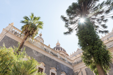 Catania cityscape Sicilia Italy