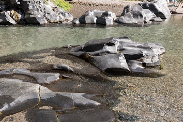Caves of Alcantara Sicily Italy