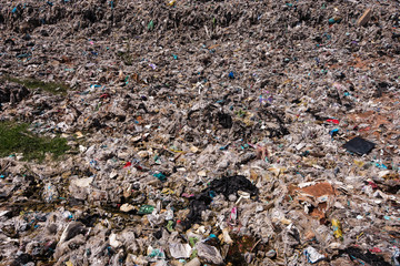 Plastic waste piles up as mountains