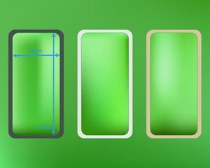 Mesh, lime colored phone backgrounds kit.