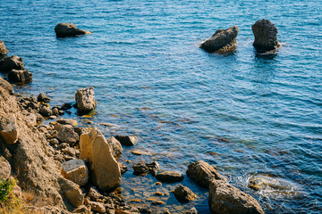 Picturesque sea coast