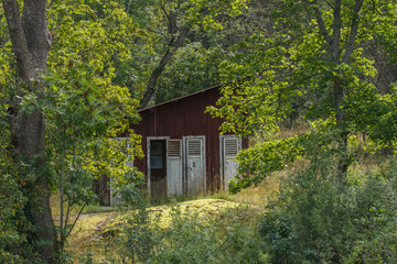 Old out house at the farm Rörby Gård, Stockholm