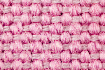 close up of pink mesh fabric