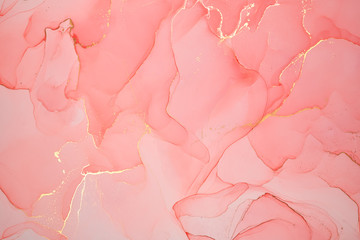  Abstract colorful background, wallpaper. Mixing acrylic paints. Modern art. Paint marble texture. Alcohol ink colors  translucent