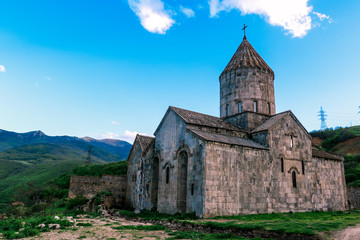 Gegard Church in the Mountains, Yerevan, Armenia 