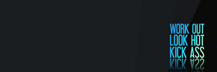 Flyers Marketing Gym Personal Trainer WORK OUT LOOK HOT KICK ASS