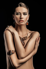 set of jewelry made of amber