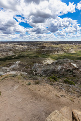 The Badlands of Albert in Canada
