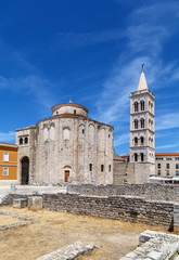 Fototapeta na wymiar Church of St. Donatus, Zadar, Croatia