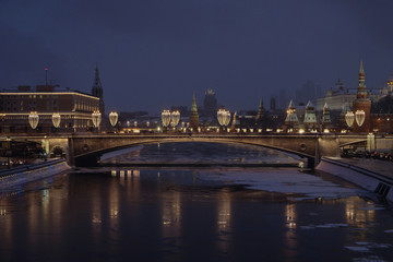 Obraz premium Moscow twilight