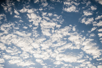 blue sky with clouds