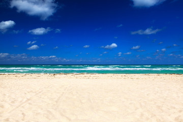 Fototapeta na wymiar beach on a sunny day