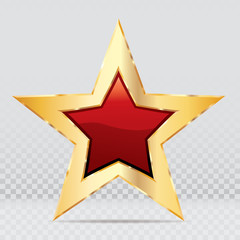 star red gold sharp