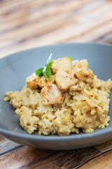 Chicken with Mustard and Rice
