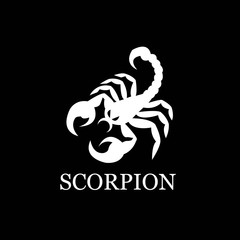 Scorpion Black logo - Vector