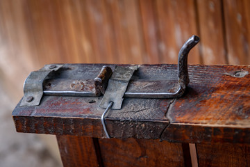 Old man made gate lock