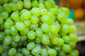 fresh grapes within the local market in Naples