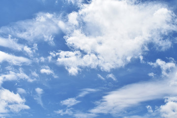 blue sky with clouds