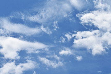 blue sky with clouds