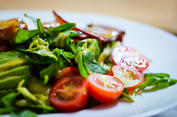 fresh avocado & chicken salad 