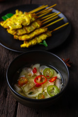 Pork Satay with Peanut Sauce