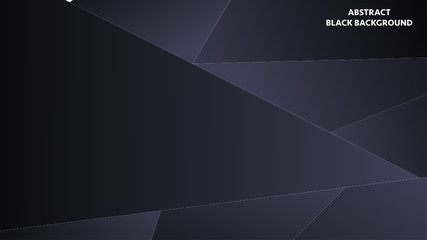 Fototapeta premium Abstract polygonal pattern luxury dark blue background