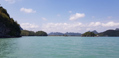 Naklejka premium thailand meer strand insel 