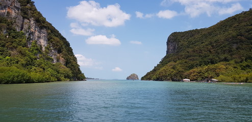 Naklejka premium thailand meer strand insel 