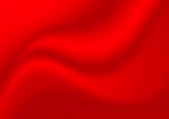 Abstract red vector background. Satin luxury cloth texture. Smooth elegant silk. Can be used for christmas background