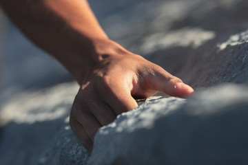 Climbing, climbing equipment, grip, draw, rope, mountain, mountaineering