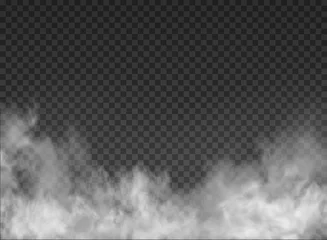 Foto op Plexiglas anti-reflex fog and smoke isolated on transparent background © Andrei Kukla