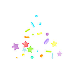 Sprinkles grainy. Cupcake donuts, dessert, bakery