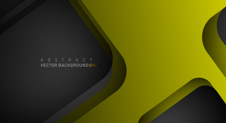 geometric vector background overlap layer on black space for text and background design