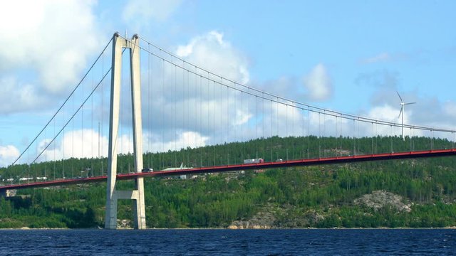 The "Hoga Kusten"-bridge in Sweden