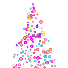 Social media marketing, Communication concept.