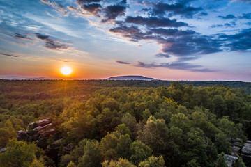 The Tisa Rocks or Tisa Walls are a well-known group of rocks in the western Bohemian Switzerland not far from its topographical boundary with the Ore Mountain. The region, with its rock pillars.