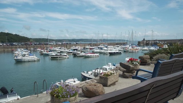 Saundersfoot Harbour Pembrokeshire Wales