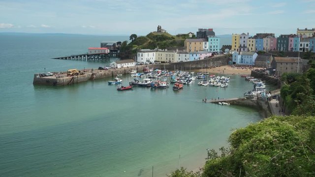Tenby Harbour Pembrokeshire Wales