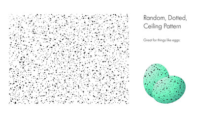 Random, Dotted, Ceiling Pattern