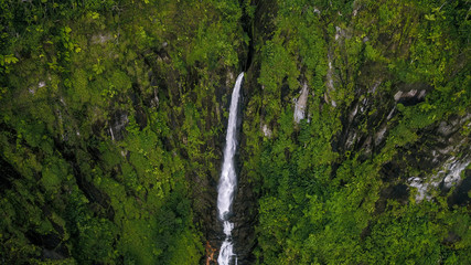 Trafalgar Falls in the Green Mountains, Dominic island