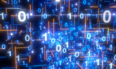 Software, web development, programming concept. Abstract Programming